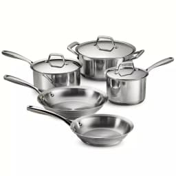 Tramontina Gourmet Prima 8-Piece Stainless Steel Cookware Set, Tri-Ply Induction Compatible thumbnail 2