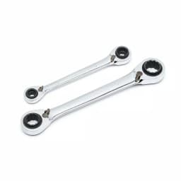 GearWrench 2-Piece Quadbox Reversible Ratcheting Wrench Set, SAE thumbnail 3