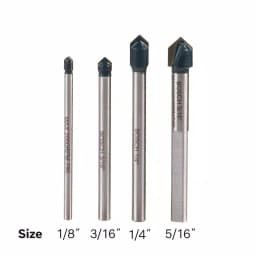 Bosch GT2000 Glass and Tile Carbide Tipped Drill Bit Set, 4-Piece thumbnail 3