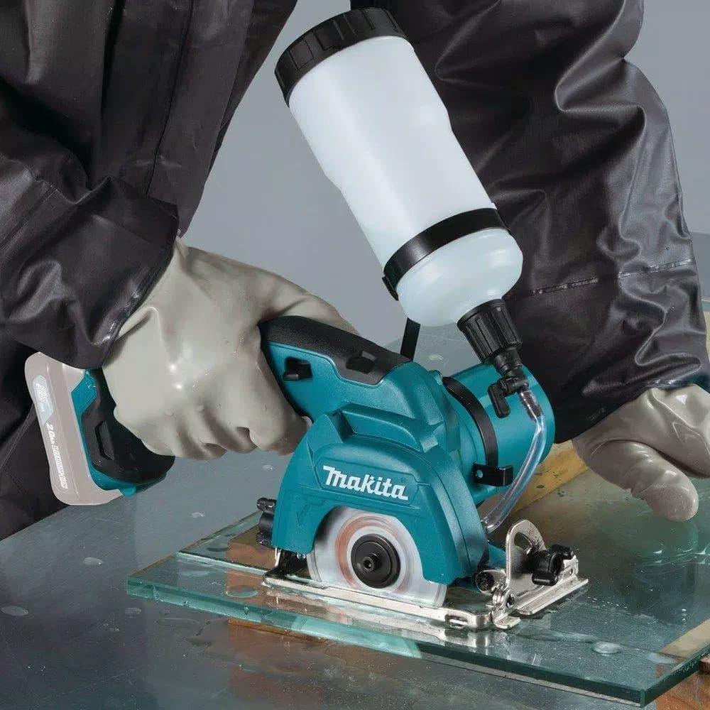 Makita 12V MAX CXT Cordless 3-3/8 in. Tile and Glass Saw, Tool Only
