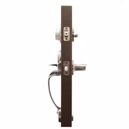 Copper Creek Colonial Handleset with Waverlie Lever Trim, Antique Nickel thumbnail 3