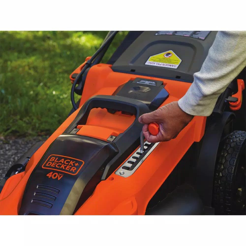 BLACK+DECKER 40V MAX 20 in. Cordless Walk Behind Push Mower with (2) 2.0 Ah Batteries and Charger