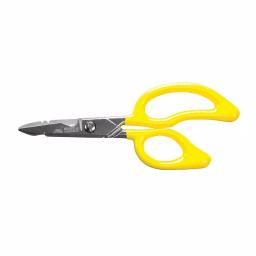 Klein Tools All-Purpose Electrician's Scissors with Forged High Carbon Steel Blades and Wire Stripping Notches thumbnail 1