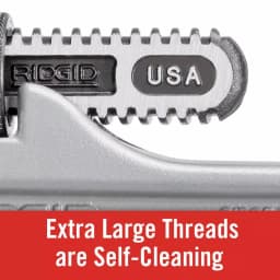 RIDGID 814 14 in. Aluminum Straight Pipe Wrench thumbnail 10
