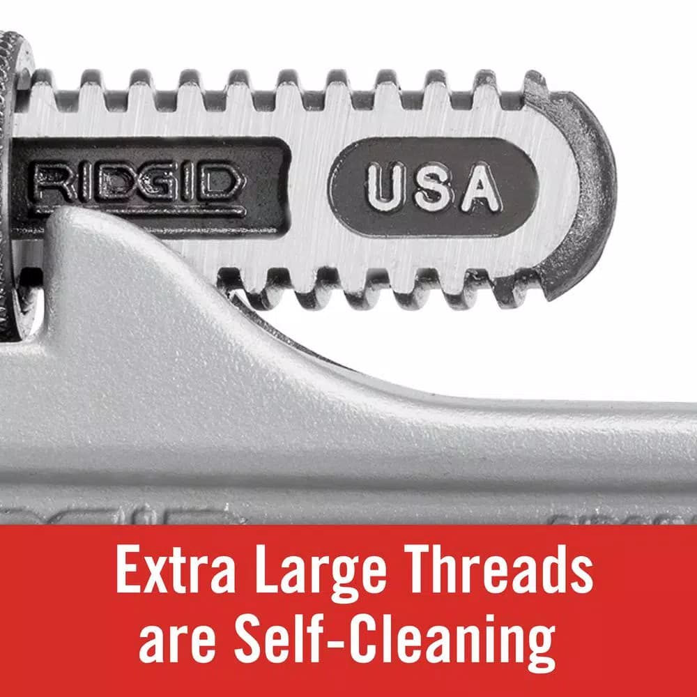 RIDGID 814 14 in. Aluminum Straight Pipe Wrench