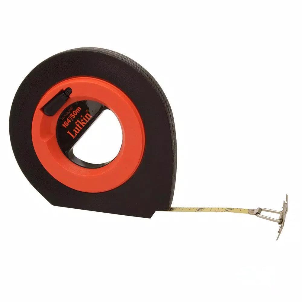 Lufkin Speedwinder 3/8 in. x 164 ft. Hi-Viz Orange Steel Long Tape Measure