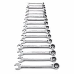 GearWrench 16-Piece Metric Master Combination Ratcheting Wrench Set thumbnail 4