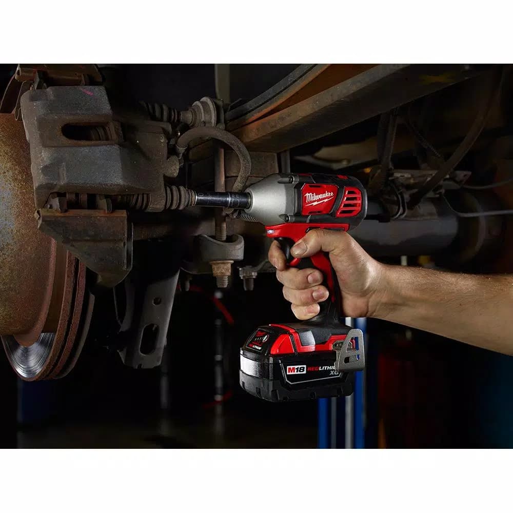 Milwaukee M18 3/8 in. Cordless Impact Wrench Starter Kit with 5.0 Ah Battery and Charger