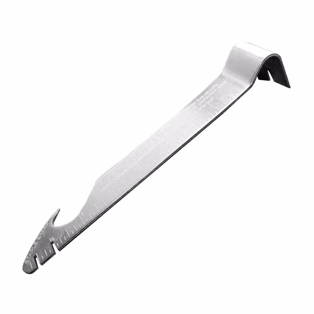 Rack-A-Tiers Staple Shark Dual-Ended Staple Remover and Multi-Purpose Pry Bar