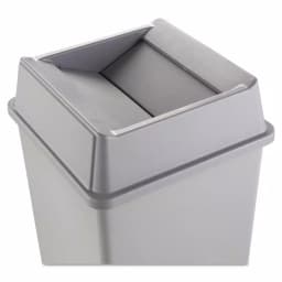 Rubbermaid Commercial Products Rubbermaid Commercial Untouchable Replacement Swing Top Lid, Grey, Square thumbnail 1