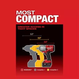 Milwaukee M18 FUEL ONE-KEY 3/4 in. High Torque Impact Wrench Kit with (2) 5.0 Ah Batteries thumbnail 6