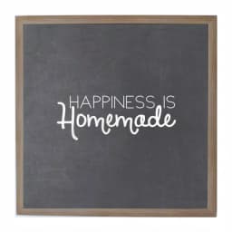 Petal Lane Home Happiness Is Homemade Magnetic Memo Board, Rustic Brown Frame thumbnail 1