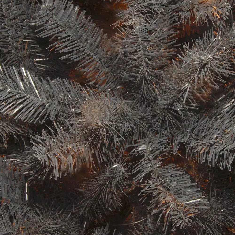National Tree Company 7.5 ft. North Valley Black Spruce Artificial Christmas Tree, Unlit, Black