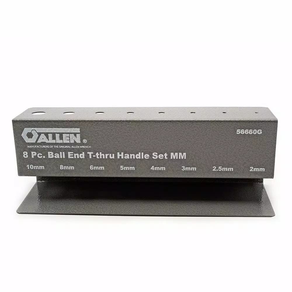 Allen T-Thru Handle Metric Ball-Plus Hex Key Set, 8-Piece
