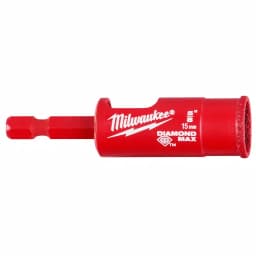 Milwaukee 5/8 in. Diamond MAX Hole Saw with 1/4 in. Hex Shank thumbnail 1
