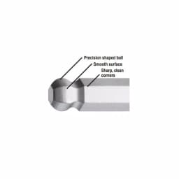 Bondhus 3/16 in. Ball End Long Arm L-Wrench Set with ProGuard Finish (10-Pack) thumbnail 2
