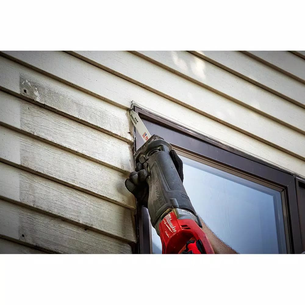 Milwaukee Torch 9 in. Wrecker Multi-Material Demolition Reciprocating Saw Blades, 7/11 TPI (10-Pack)