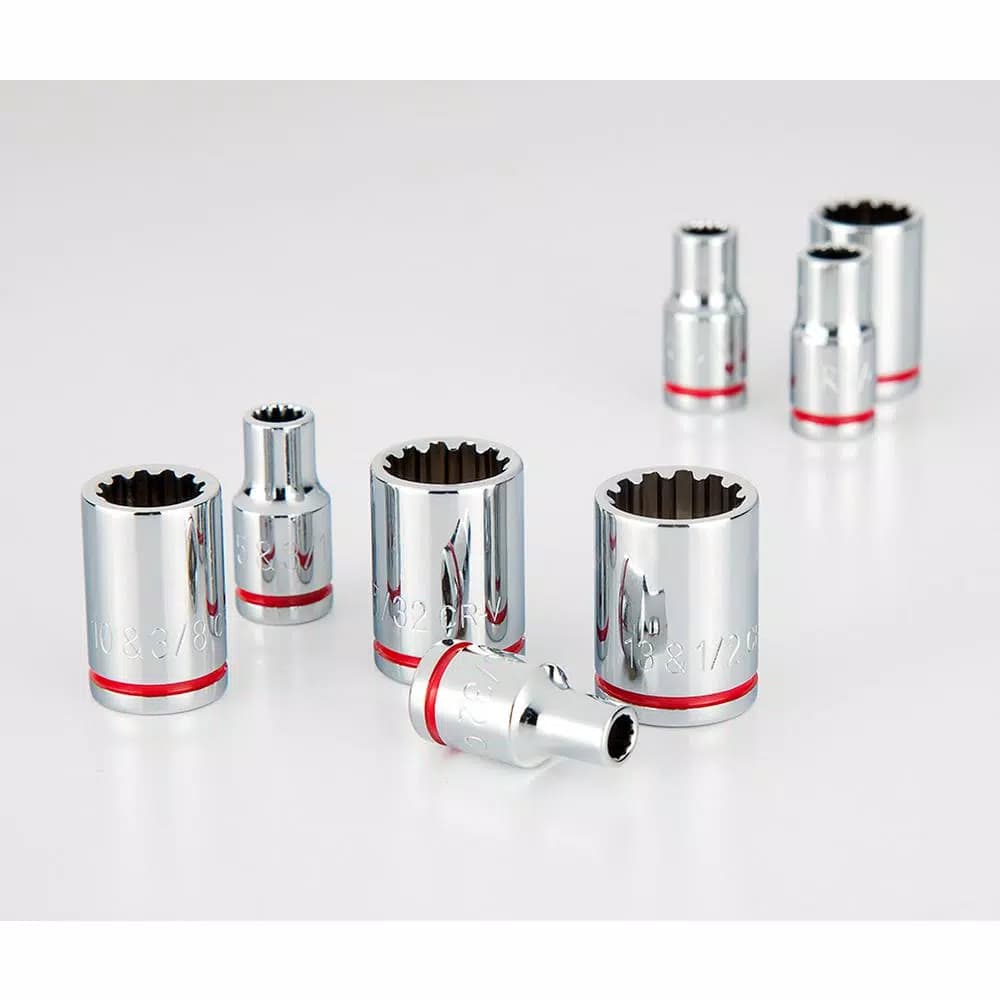 SUNEX TOOLS Sunex 9732 44-Piece Socket and Bit Set with Mini Dual Flex Head Ratchet