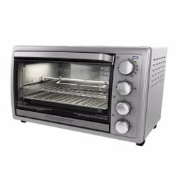 BLACK+DECKER 1500W 9-Slice Silver Toaster Oven with Rotisserie and Convection thumbnail 1
