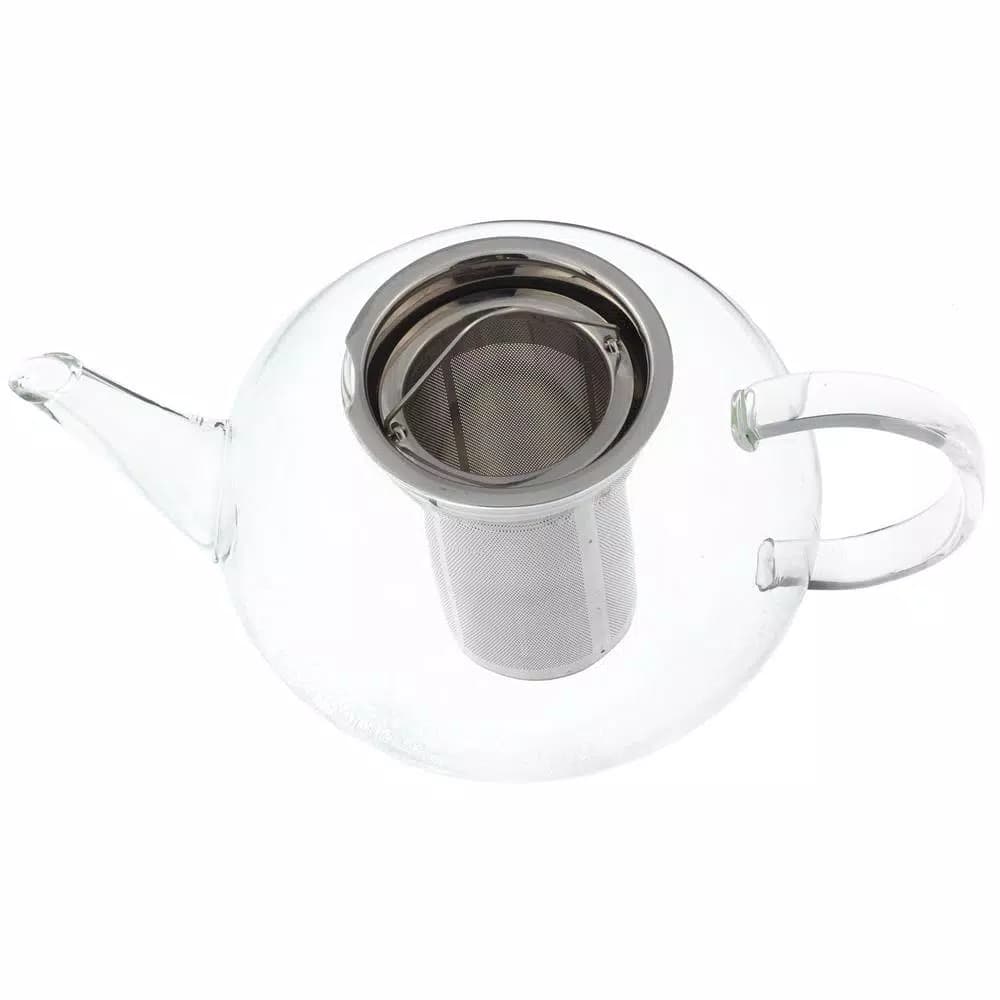GROSCHE Joliette 42 oz. Borosilicate Glass Teapot with Stainless Steel Infuser