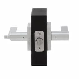 Kwikset Halifax Square Entry Door Lever, Polished Chrome with SmartKey Security thumbnail 2