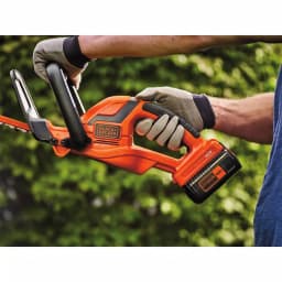 BLACK+DECKER 40V Lithium-Ion Cordless Hedge Trimmer with 22 in. Dual-Action Blade, Battery and Charger Included thumbnail 6