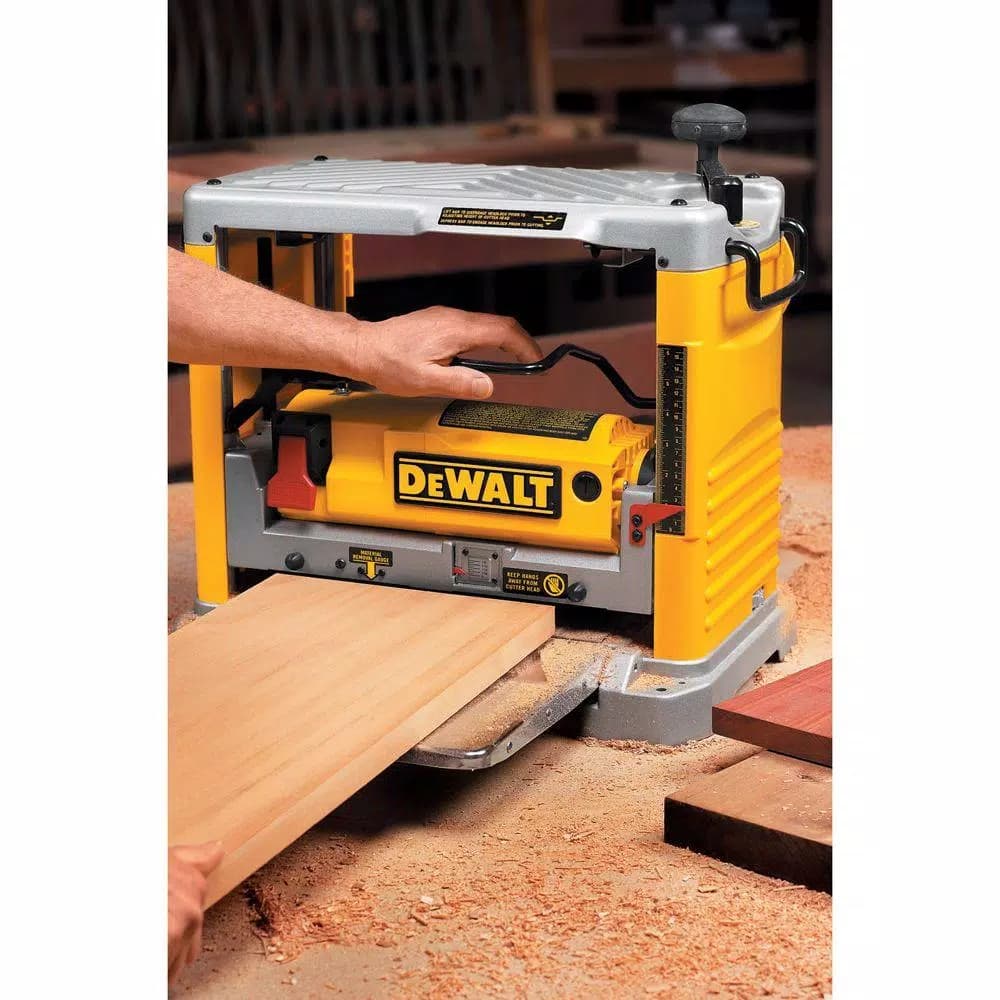 DEWALT 12-1/2 in. Portable Thickness Planer, 15 Amp, 3-Knife Cutter Head