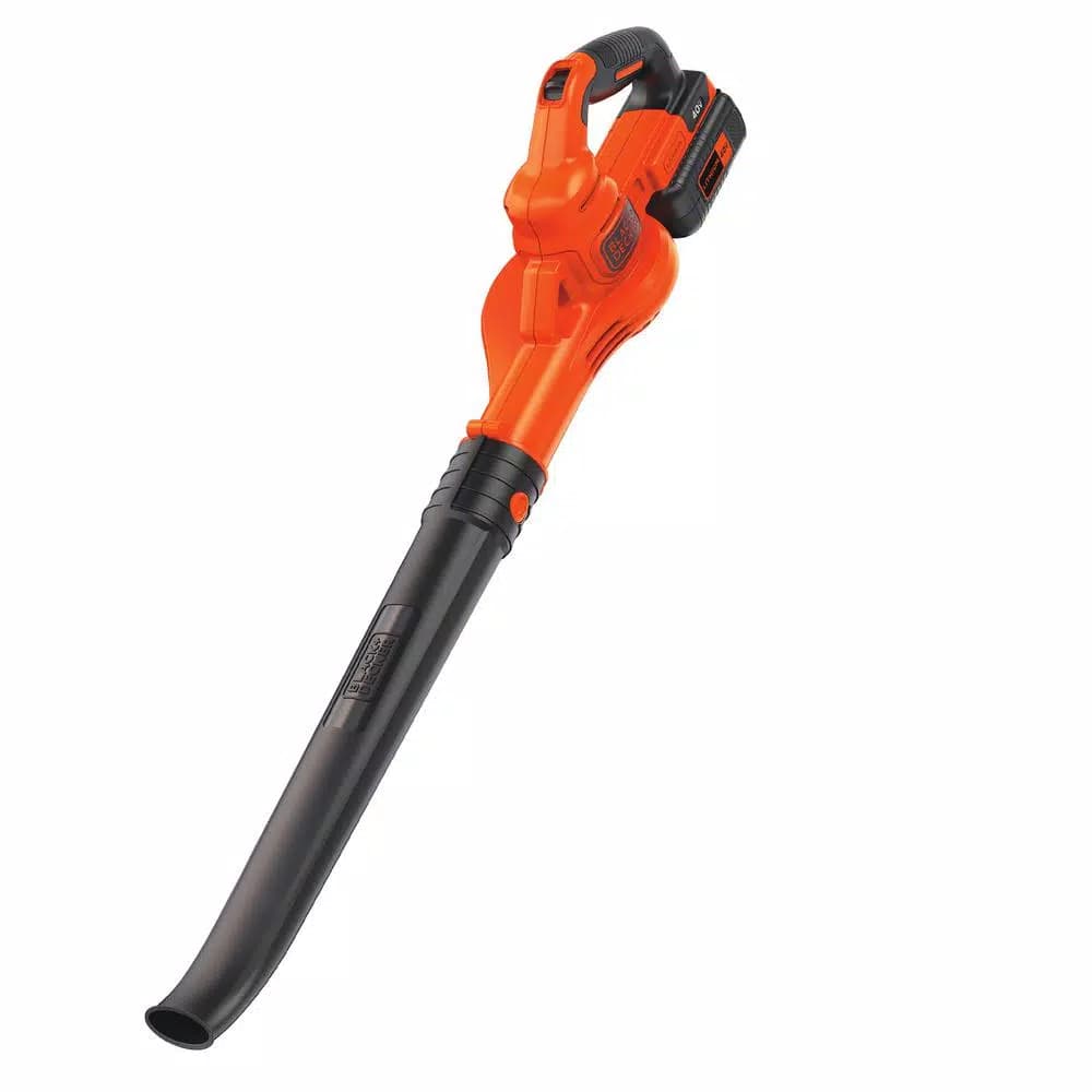 BLACK+DECKER 40V Max Cordless Handheld Blower, 125 MPH, 90 CFM with 1.5 Ah Battery and Charger Included