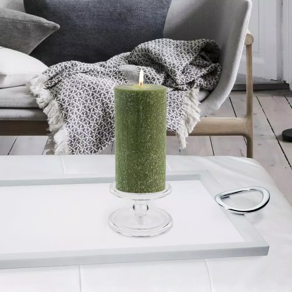 ROOT CANDLES A.I. Root Timberline Dark Olive Pillar Candle, 3 x 6 in.