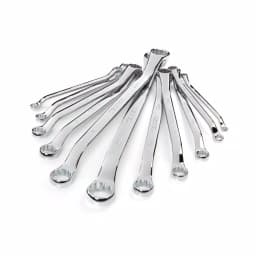 TEKTON 11-Piece Metric 45° Offset Box End Wrench Set, 6-32 mm thumbnail 2