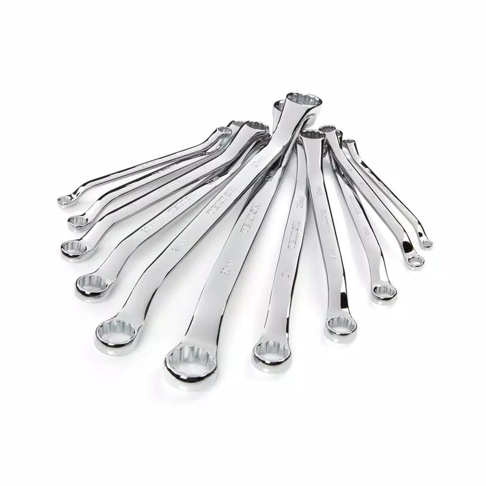 TEKTON 11-Piece Metric 45° Offset Box End Wrench Set, 6-32 mm