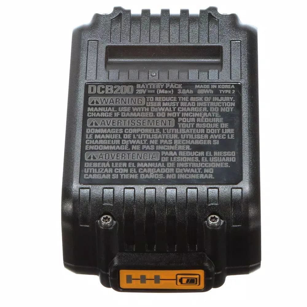 DEWALT 20V MAX 3.0 Ah Lithium-Ion Battery Pack, 2-Pack