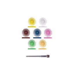Dedeco Sunburst 43-Piece Dual Radial Disc Rotary Cleaning and Polishing Tool Assortment thumbnail 1