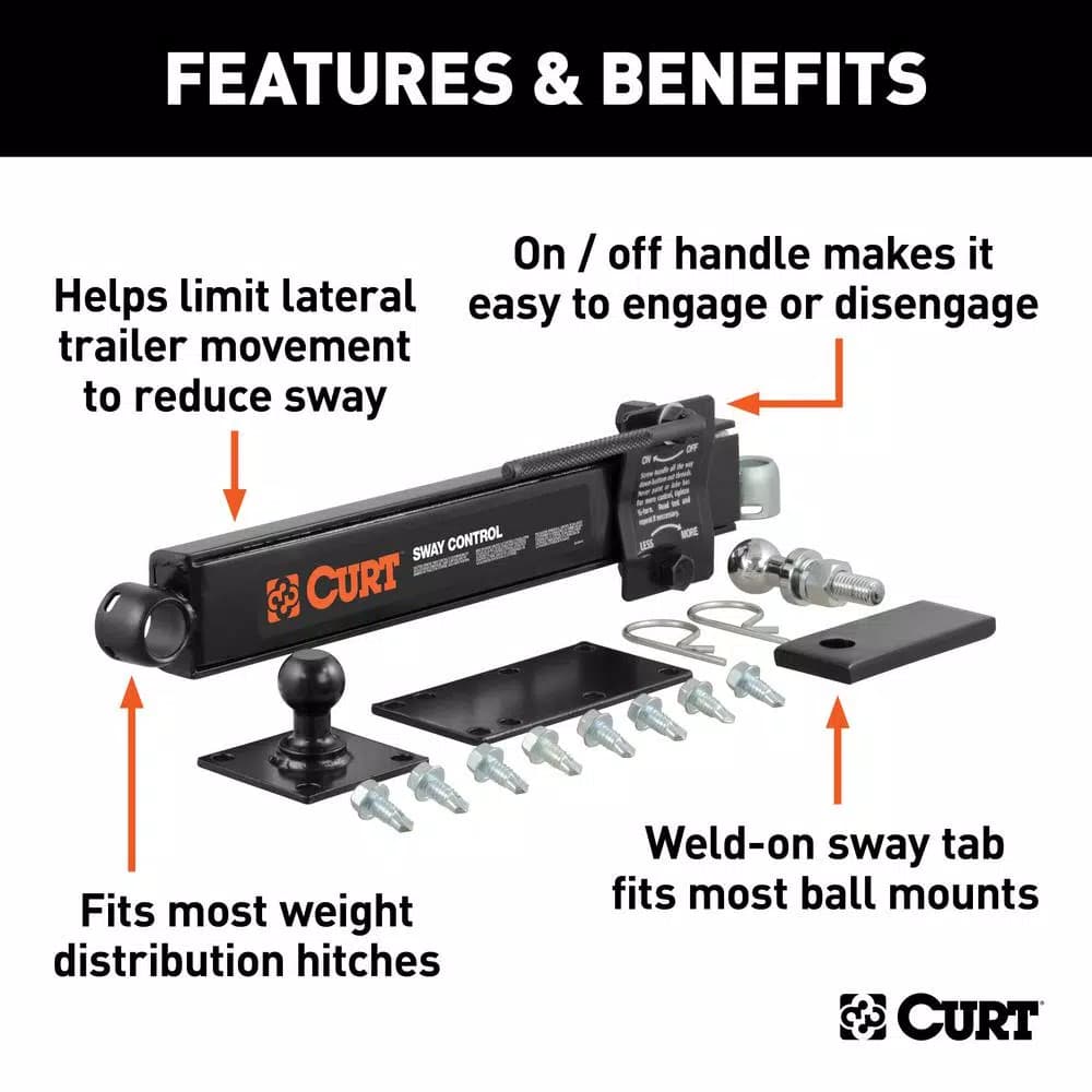CURT Sway Control Kit for Trailer Hitches