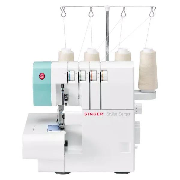 Singer Stylist Serger Sewing Machine with 2-3-4 Thread Capability and 6 Stitch Types