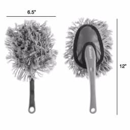 Stalwart Gray Car Duster 2-Pack - Soft Cotton Yarn Interior & Exterior Cleaner thumbnail 2
