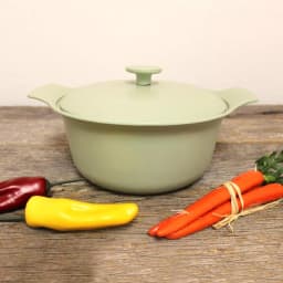 BergHOFF Ron 4.4 Qt. Cast Iron Stock Pot with Lid, Green thumbnail 7