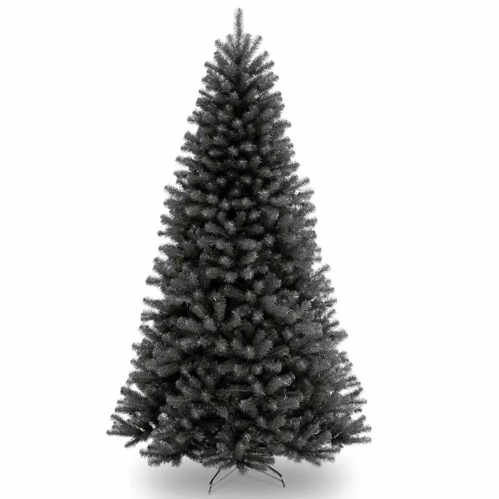 National Tree Company 7.5 ft. North Valley Black Spruce Artificial Christmas Tree, Unlit, Black