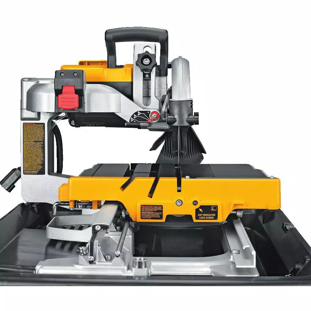 DEWALT 10 in. Wet Tile Saw with Stand, 1.5 HP Motor, 24 in. Ripping Capacity