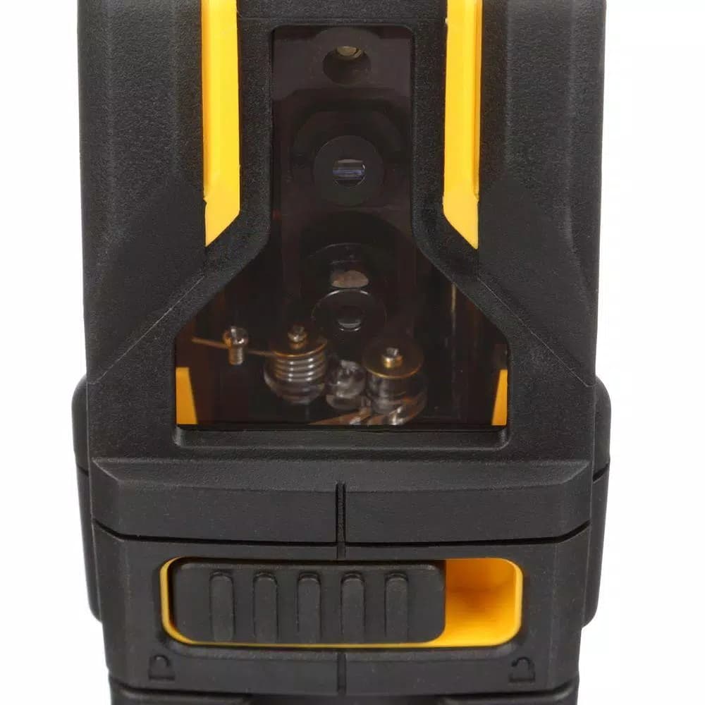 DEWALT Red Self-Leveling Cross-Line and Plumb Spot Laser Level with Case