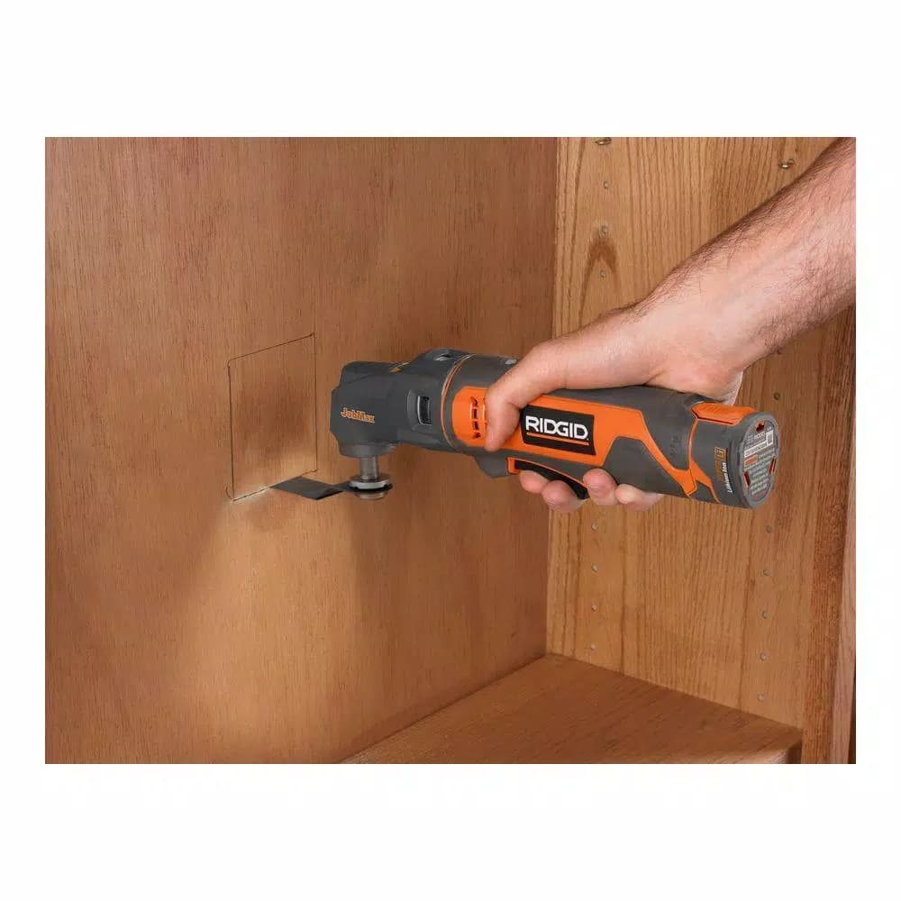RIDGID 1-1/8 in. Wood Plunge Cut Blade, High Carbon Steel, Universal Fit