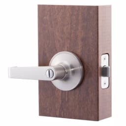 Copper Creek Avery Satin Stainless Steel Privacy Bed/Bath Door Lever thumbnail 2
