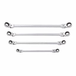 Steelman PRO 96750 SAE Flexible Universal Spline Ratcheting Wrench Set, 4-Piece thumbnail 1