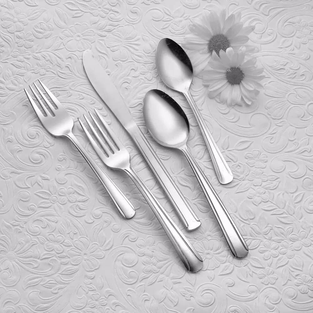 Oneida Dominion III 18/0 Stainless Steel Iced Tea Spoons, 8.5 inch (Set of 36)