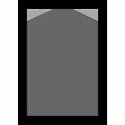 Pinnacle Gallery Solutions 8 x 19 in. Black Wood Floater Picture Frame with 5 x 7 in. Double Opening Mat thumbnail 3