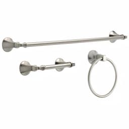 Delta Mandara 3-Piece Bath Hardware Set, SpotShield Brushed Nickel thumbnail 1