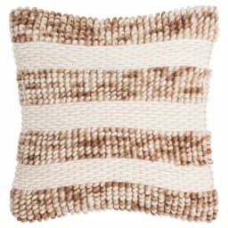 Safavieh Looped & Weaved Striped Throw Pillow, 20 x 20 in., Eggshell Blend thumbnail 3