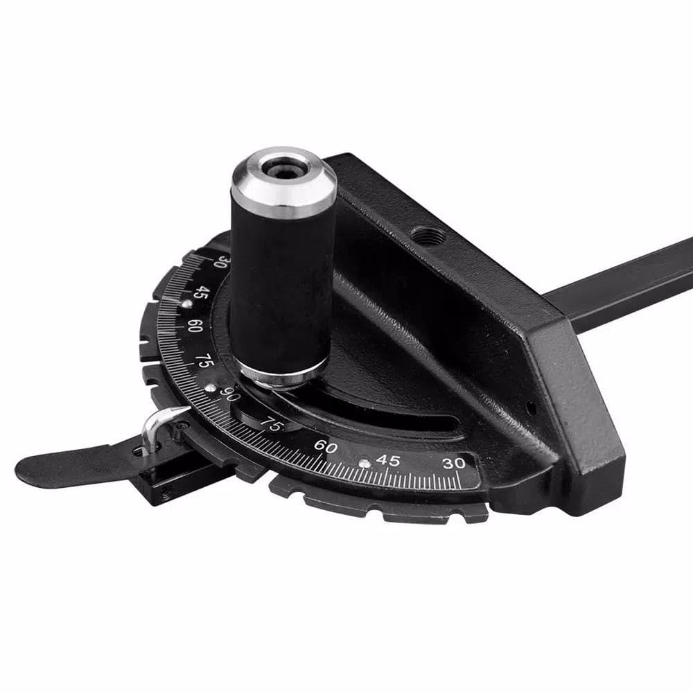 POWERTEC Deluxe Table Saw Miter Gauge with Positive Stops