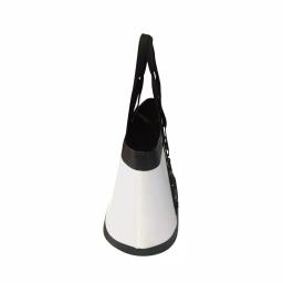 Camp-Zero Premium Carry-All Tote Bag, Waterproof Soft-Side Cooler, White and Black thumbnail 3