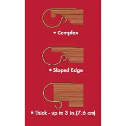 Haute Decor MantleClip Stocking Holder Set with Expandable Rod, Oil-Rubbed Bronze (4-Pack) thumbnail 2